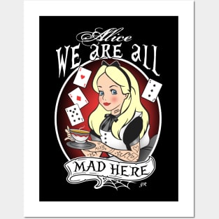 Tattoo Alice In Wonderland Posters and Art